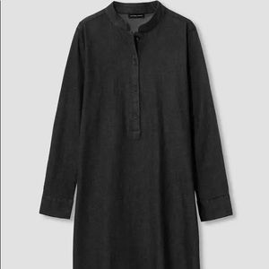 Universal Standard Hannah Denim Shirt Dress, Black